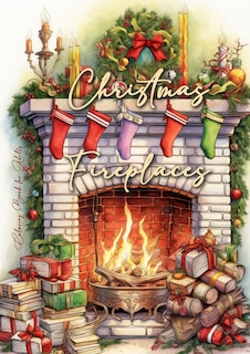 Couverture_Christmas Fireplaces Coloring Book for Adults