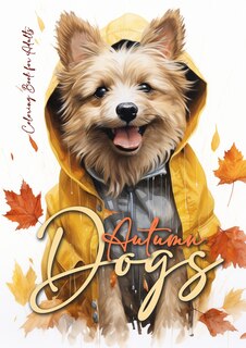 Couverture_Autumn Dogs Coloring Book for Adults