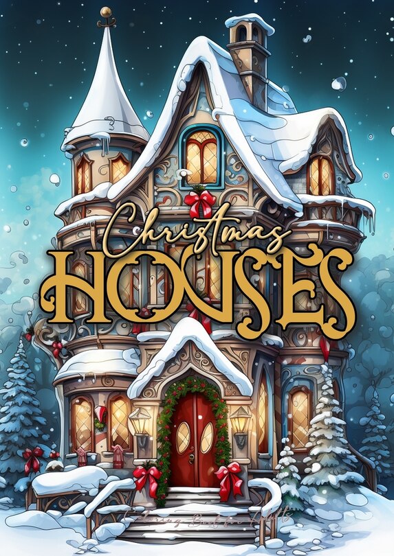 Couverture_Christmas Houses Coloring Book for Adults