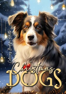 Front cover_Christmas Dogs Coloring Book for Adults