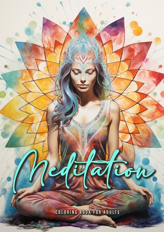 Front cover_Meditation Coloring Book for Adults