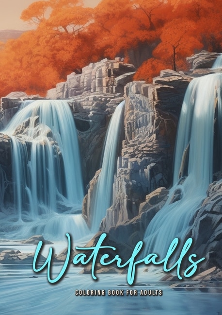 Front cover_Waterfall Coloring Book for Adults