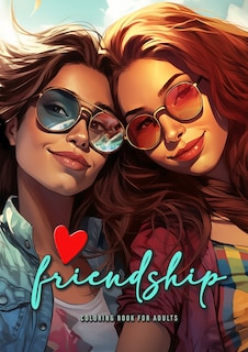 Front cover_Friendship Coloring Book for Adults