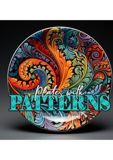 Couverture_Plates with Patterns Coloring Book for Adults