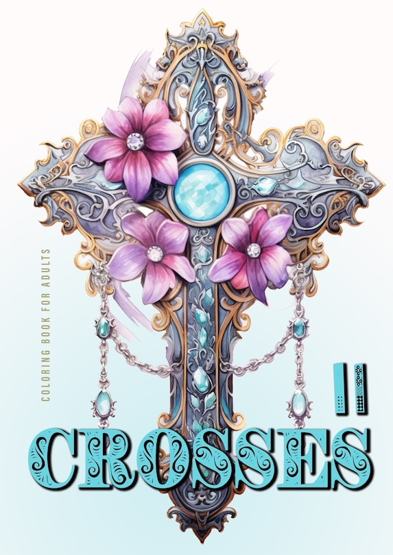 Front cover_Crosses Coloring Book for Adults 2