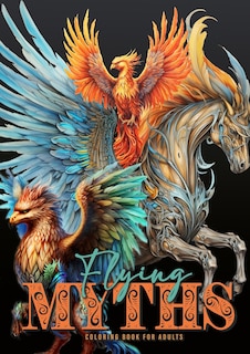 Front cover_Flying Myths Coloring Book for Adults