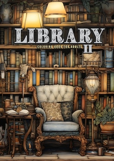 Front cover_Library Coloring Book for Adults Vol. 2