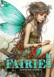 Front cover_Fairies Coloring Book for Adults Vol. 2