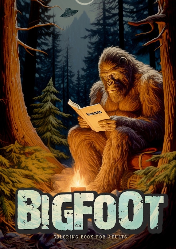 Front cover_Bigfoot oloring Book for Adults
