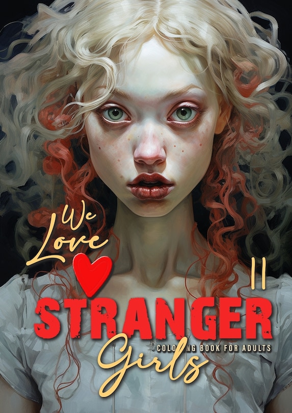Couverture_We love stranger Girls coloring book for adults Vol. 2
