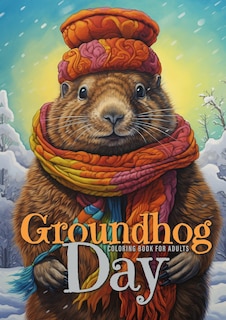 Couverture_Groundhog Day Coloring Book for Adults