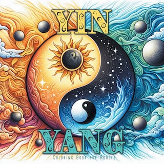 Front cover_Yin and Yang Coloring Book for Adults
