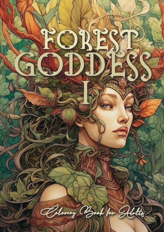 Couverture_Forest Goddess Coloring Book for Adults 1