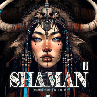 Front cover_Shaman Coloring Book for Adults 2