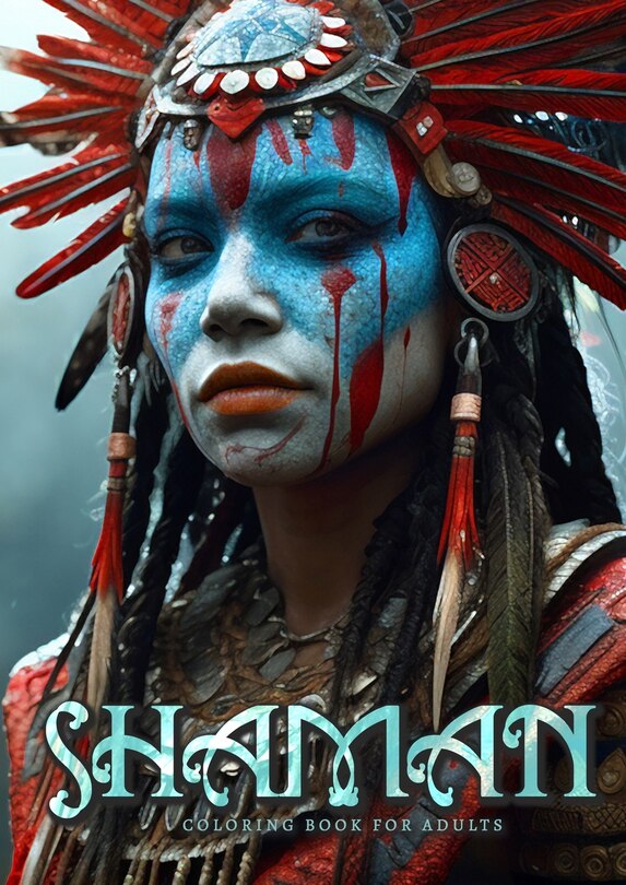 Front cover_Shaman Coloring Book for Adults 1