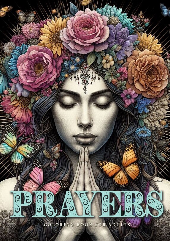 Front cover_Prayers Coloring Book for Adults