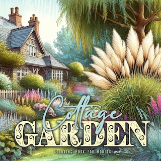 Couverture_Cottage Garden Coloring Book for Adults