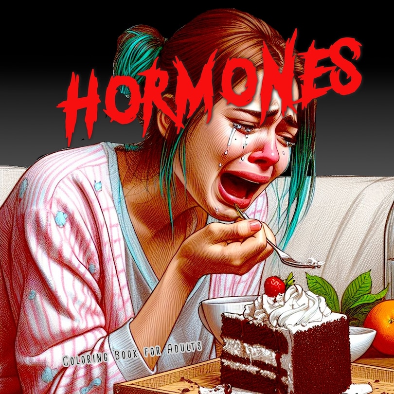 Front cover_Hormones Coloring Book for Adults