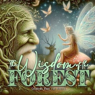 Couverture_The Wisdom of the Forest Coloring Book for Adults