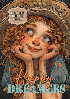 Couverture_Happy Dreamers Coloring Book for Adults