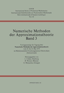 Front cover_Numerische Methoden der Approximationstheorie/Numerical Methods of Approximation Theory