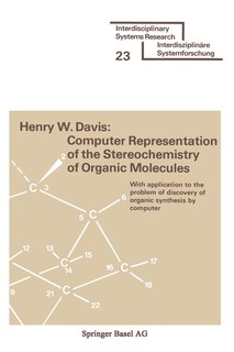 Couverture_Computer Representation of the Stereochemistry of Organic Molecules
