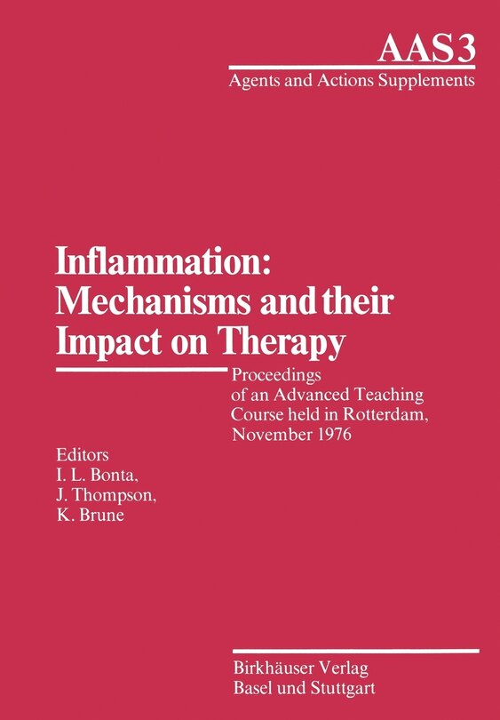 Front cover_Inflammation: Mechanisms and their Impact on Therapy