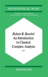 Front cover_An Introduction to Classical Complex Analysis