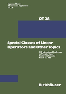 Couverture_Special Classes of Linear Operators and Other Topics