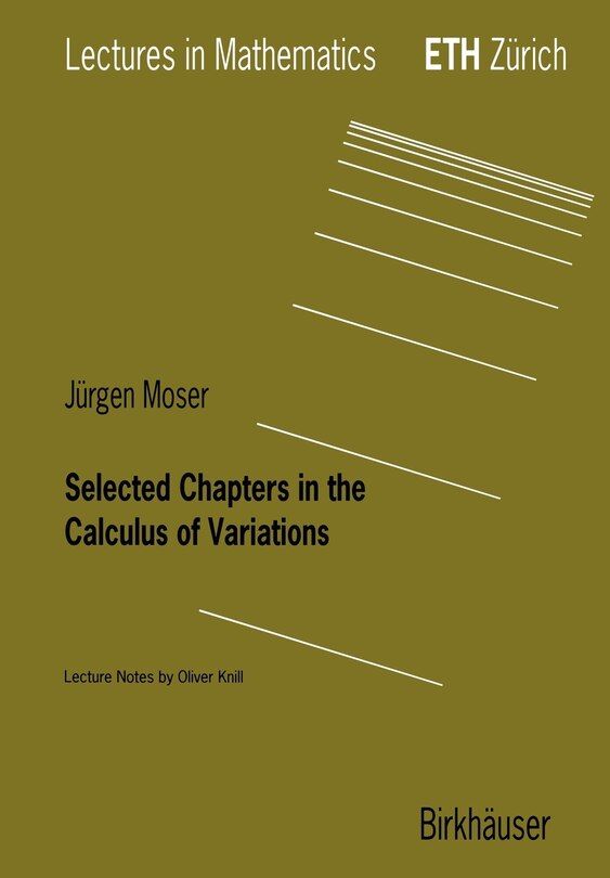 Front cover_Selected Chapters in the Calculus of Variations