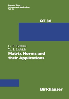 Couverture_Matrix Norms and their Applications
