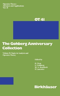 Front cover_The Gohberg Anniversary Collection