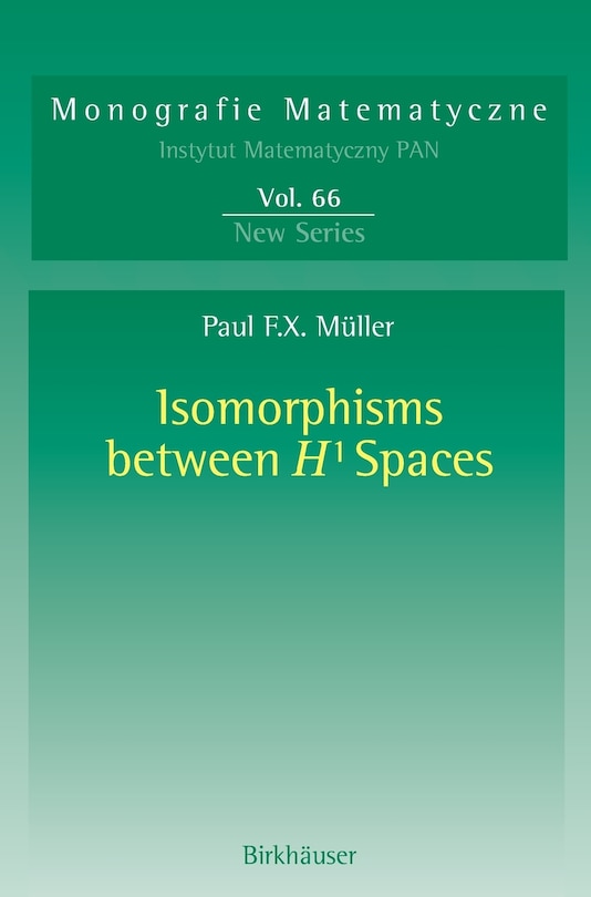 Couverture_Isomorphisms Between H Spaces