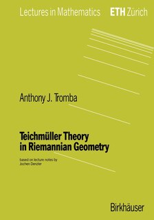 Couverture_Teichmuller Theory In Riemannian Geometry