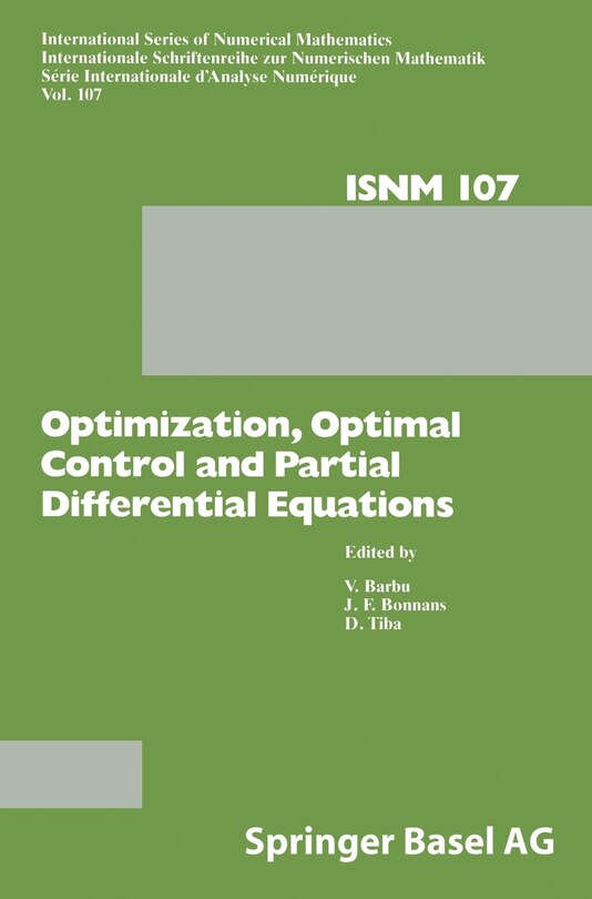 Couverture_Optimization, Optimal Control and Partial Differential Equations