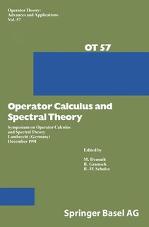 Front cover_Operator Calculus and Spectral Theory