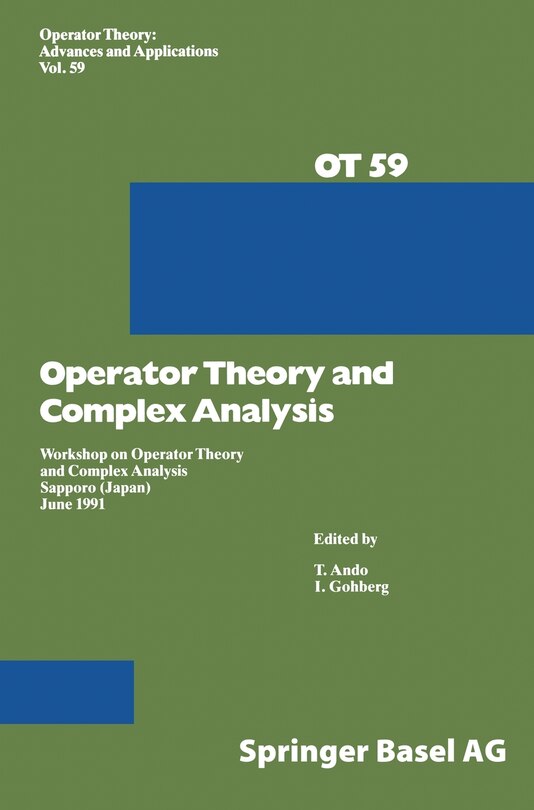 Front cover_Workshop on Operator Theory and Complex Analysis