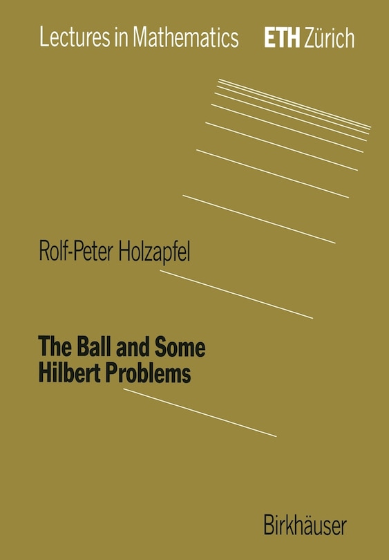 Front cover_The Ball and Some Hilbert Problems