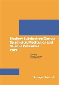 Couverture_Shallow Subduction Zones: Seismicity, Mechanics and Seismic Potential Part 1