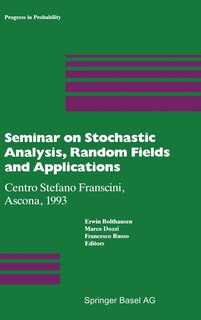Front cover_Seminar on Stochastic Analysis, Random Fields and Applications