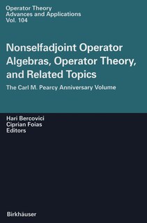 Couverture_Nonselfadjoint Operator Algebras, Operator Theory, and Related Topics