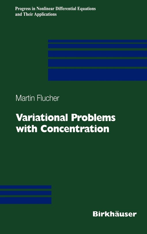 Front cover_Variational Problems With Concentration