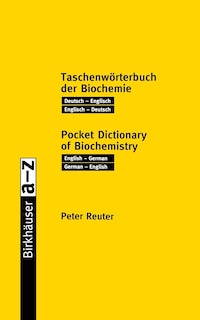 Front cover_Taschenworterbuch der Biochemie / Pocket Dictionary of Biochemistry