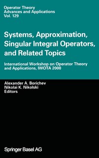 Front cover_Systems, Approximation, Singular Integral Operators, and Related Topics