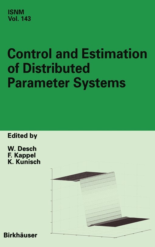 Front cover_Control and Estimation of Distributed Parameter Systems
