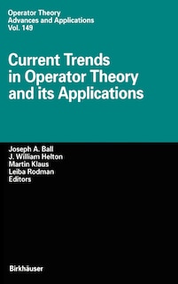 Front cover_Current Trends In Operator Theory And Its Applications