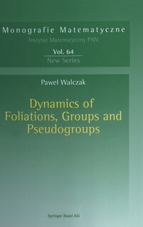 Couverture_Dynamics Of Foliations, Groups And Pseudogroups