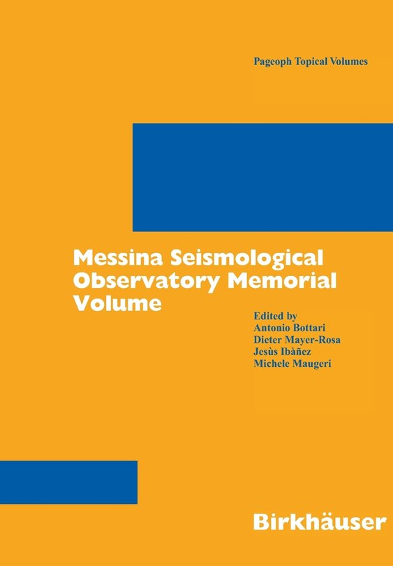 Couverture_Messina Seismological Observatory Memorial Volume