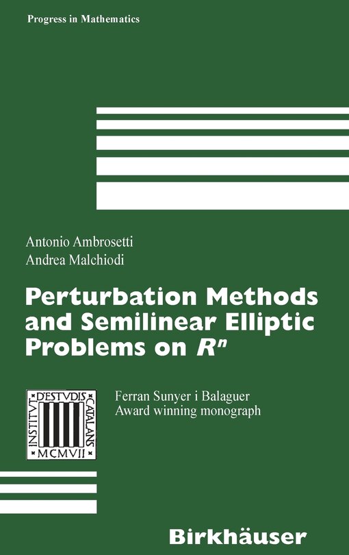 Front cover_Perturbation Methods and Semilinear Elliptic Problems on R^n