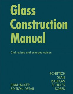 Front cover_Glass Construction Manual